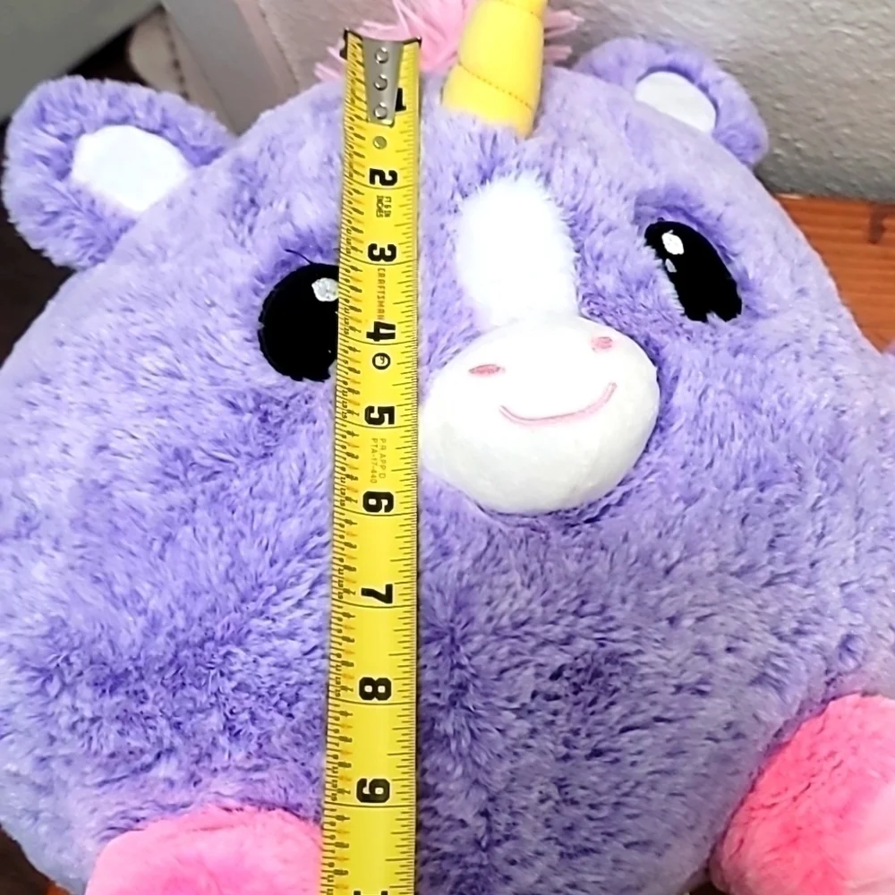 Fiesta Cora Unicorn Plush Purple Gumballs Round Stuffed Animal 11in A01228‎